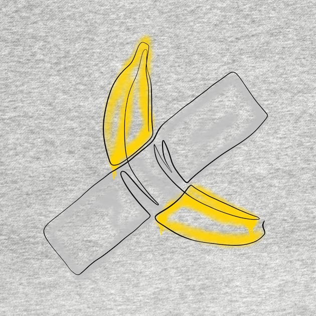 Duct-taped Banana (Spraypaint) by JamesLoCreative